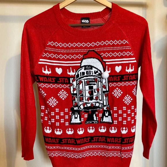 Star Wars R2-D2 Christmas Sweater - Picture 1 of 3
